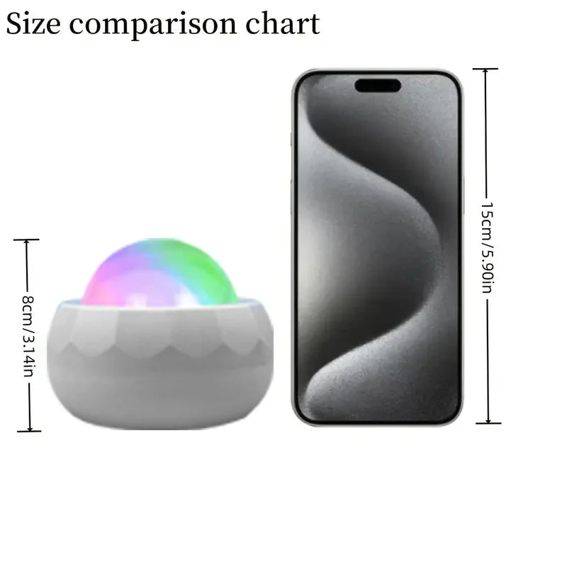 Night Light LED Projector Starry Sky Aurora Light RGB 7 Modes Remote Auto Rotate for Kids Room Party Decoration Baby Kids Gift